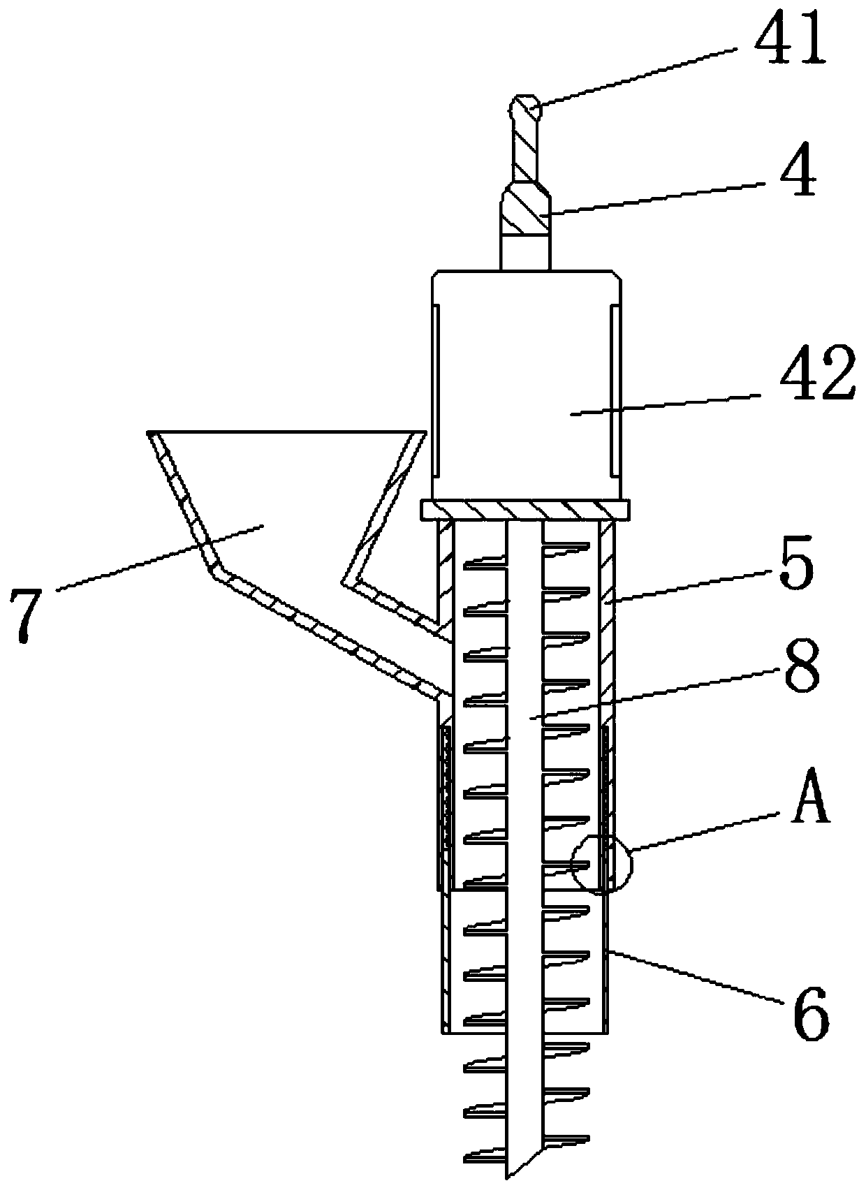 High-efficiency energy-saving fruit tree fertilizing machine