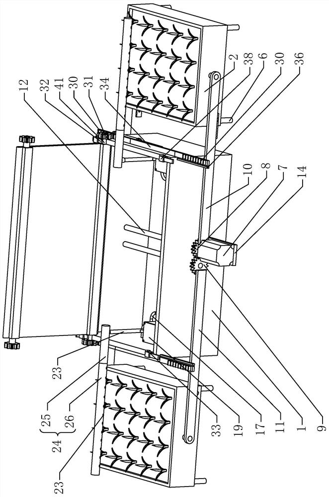 Municipal garden landscape rainwater treatment device