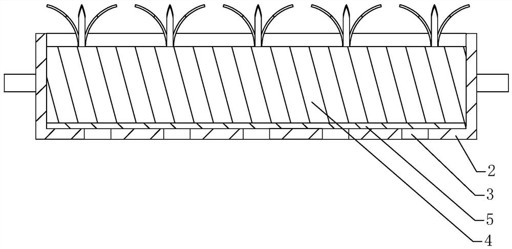 Municipal garden landscape rainwater treatment device