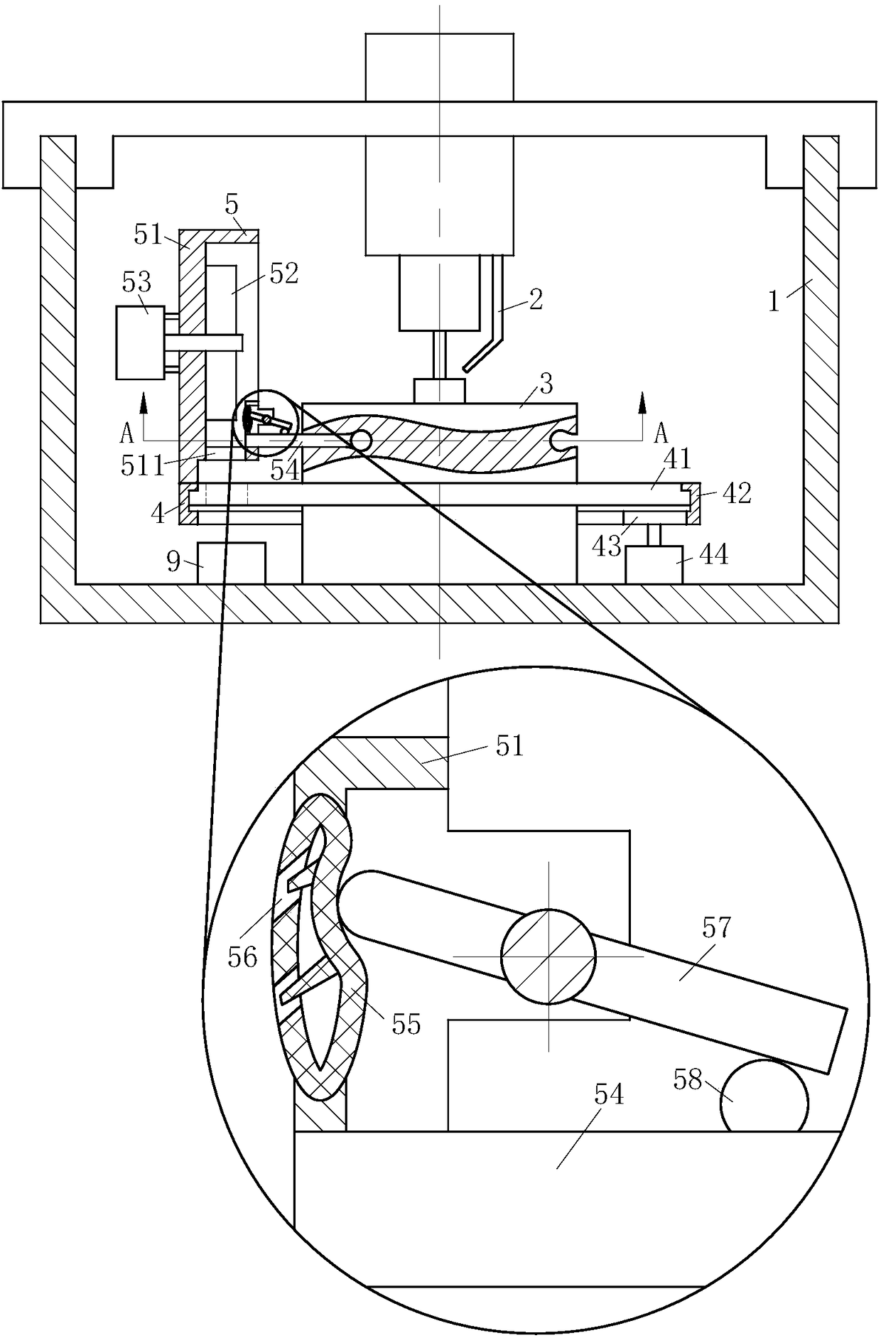 Numerical control milling machine