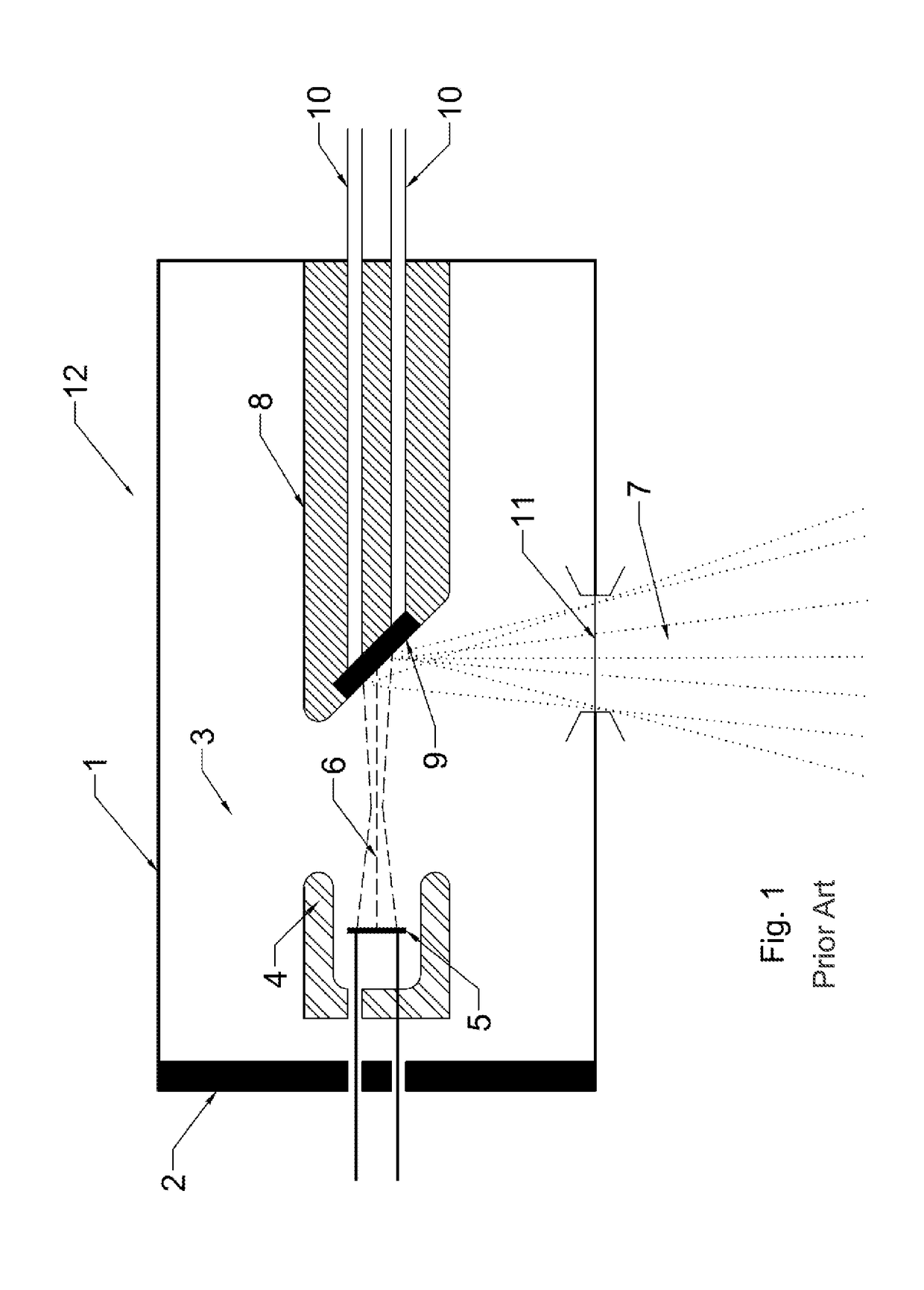 High dose output, through transmission target X-ray system and methods of use