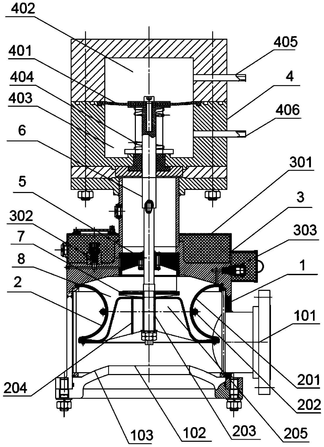 Impact-resistance vacuum interface valve