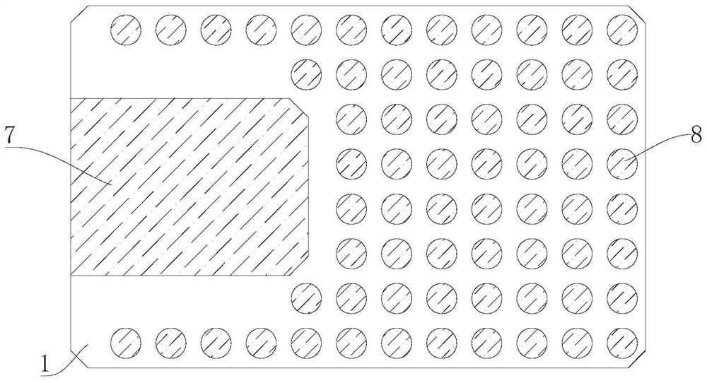 Ceramic package shell and package shell mounting structure