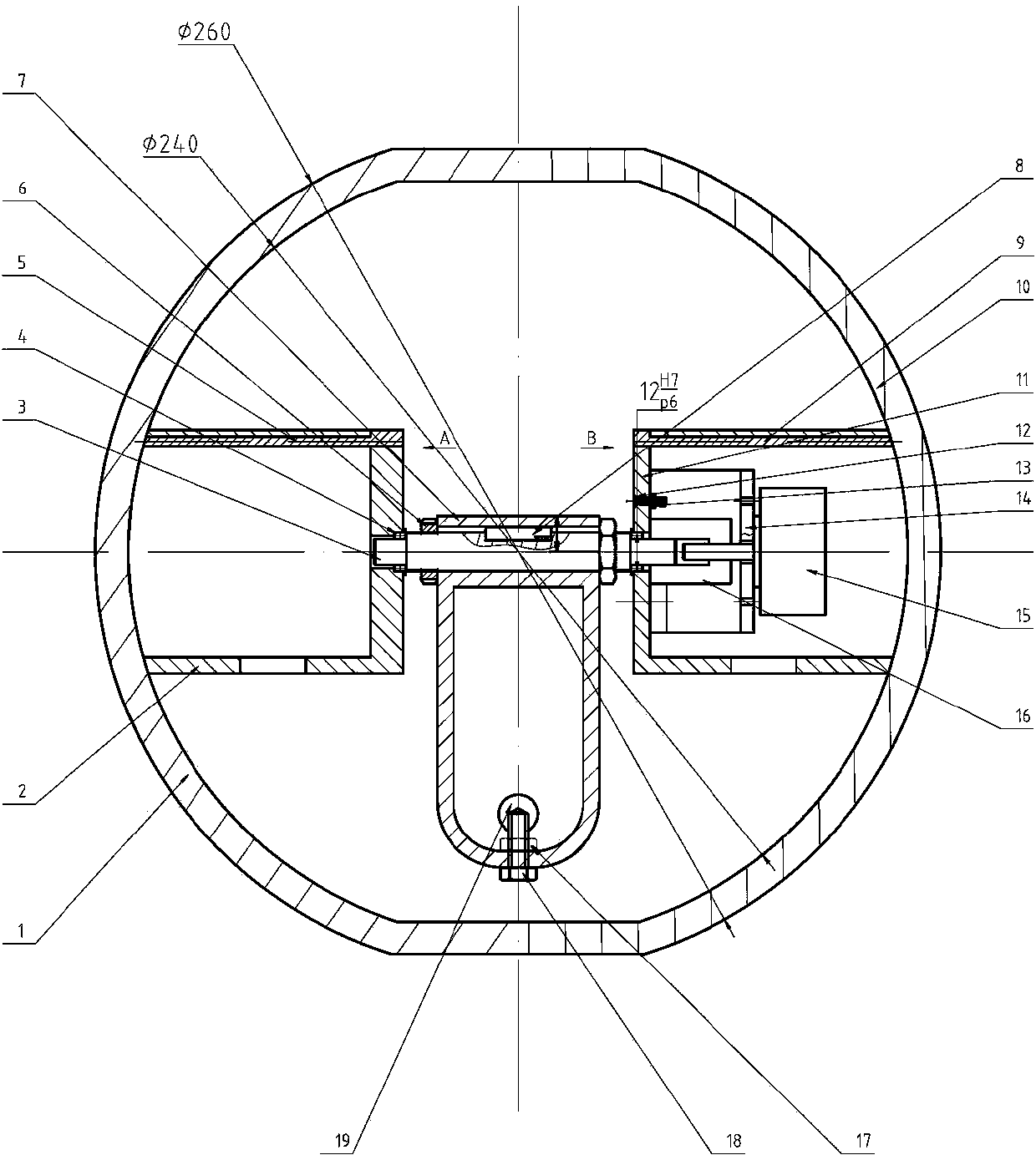 Electromechanical magic device based on shadow operation