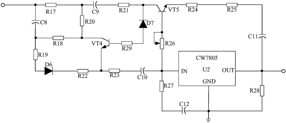 Brightness adjustable high-stability driving system for blue light LED