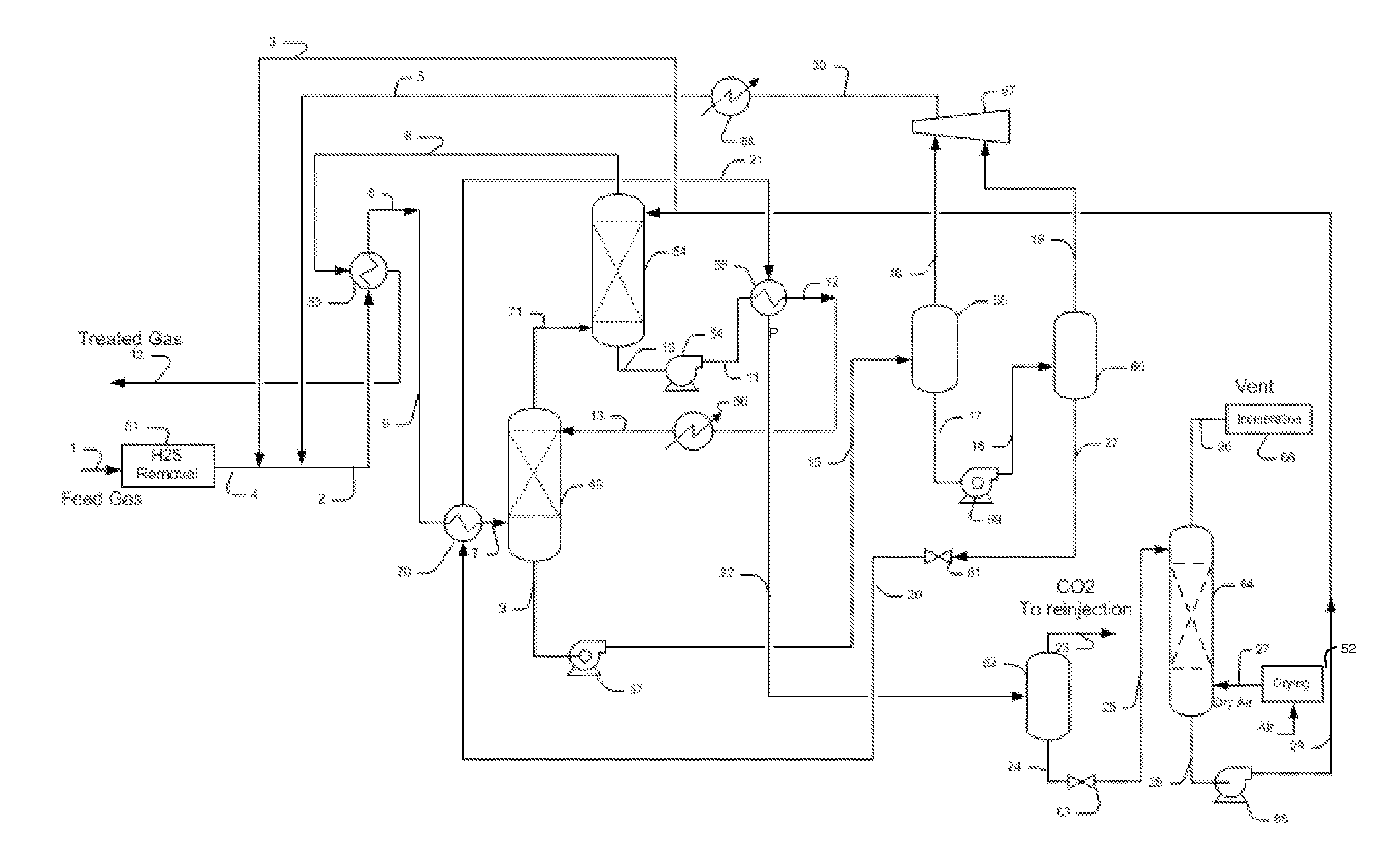 Configurations and methods of flexible co2 removal