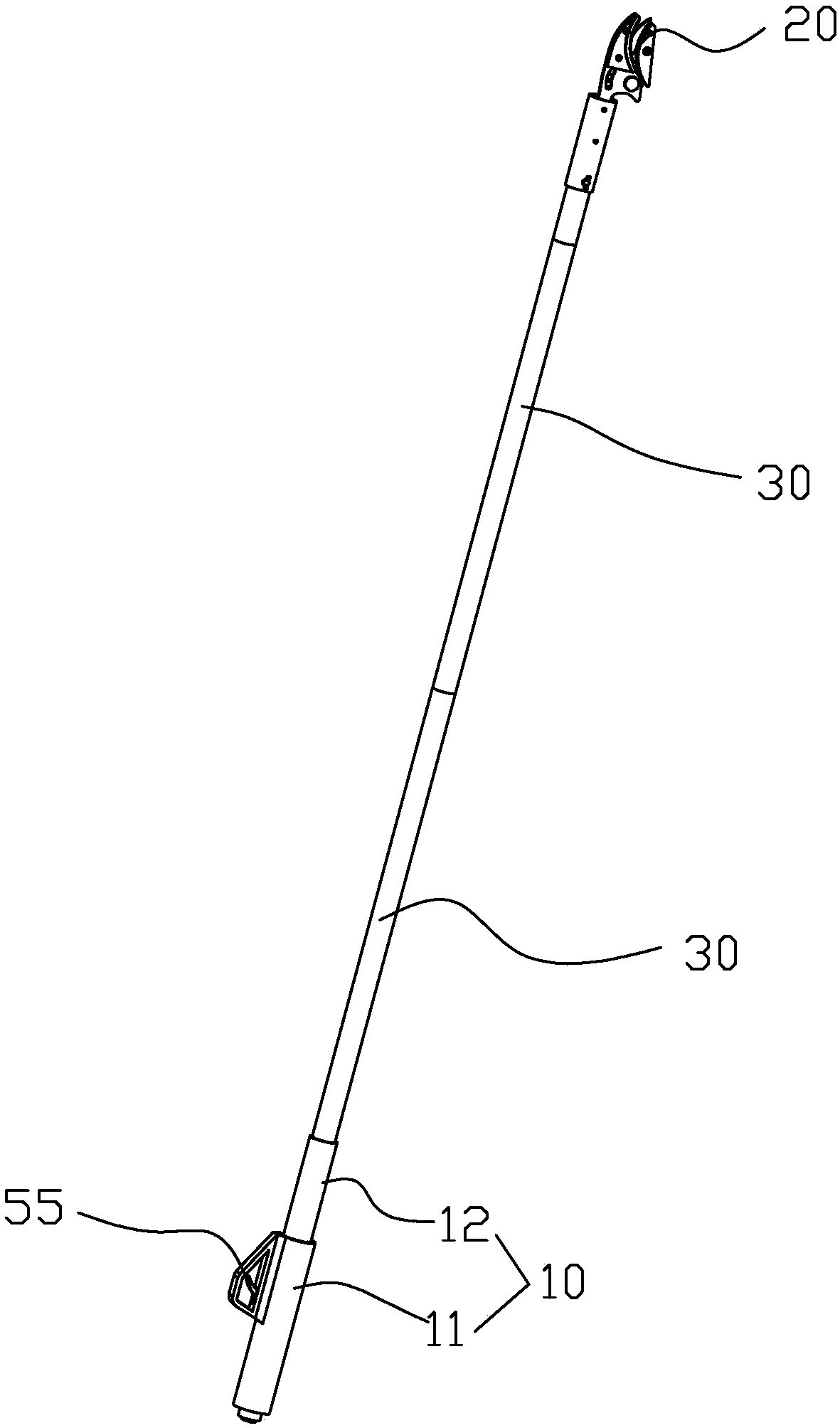 High-sky pruning scissors