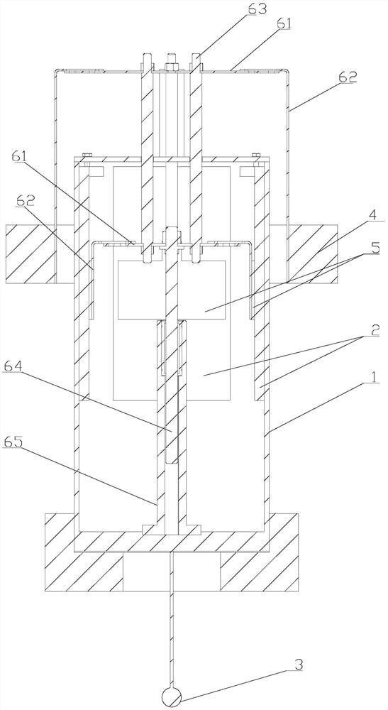 Friction power generation device utilizing wave energy and offshore monitoring device with same