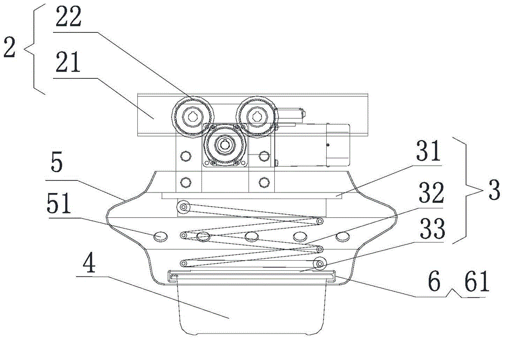 Dish sending device for restaurants