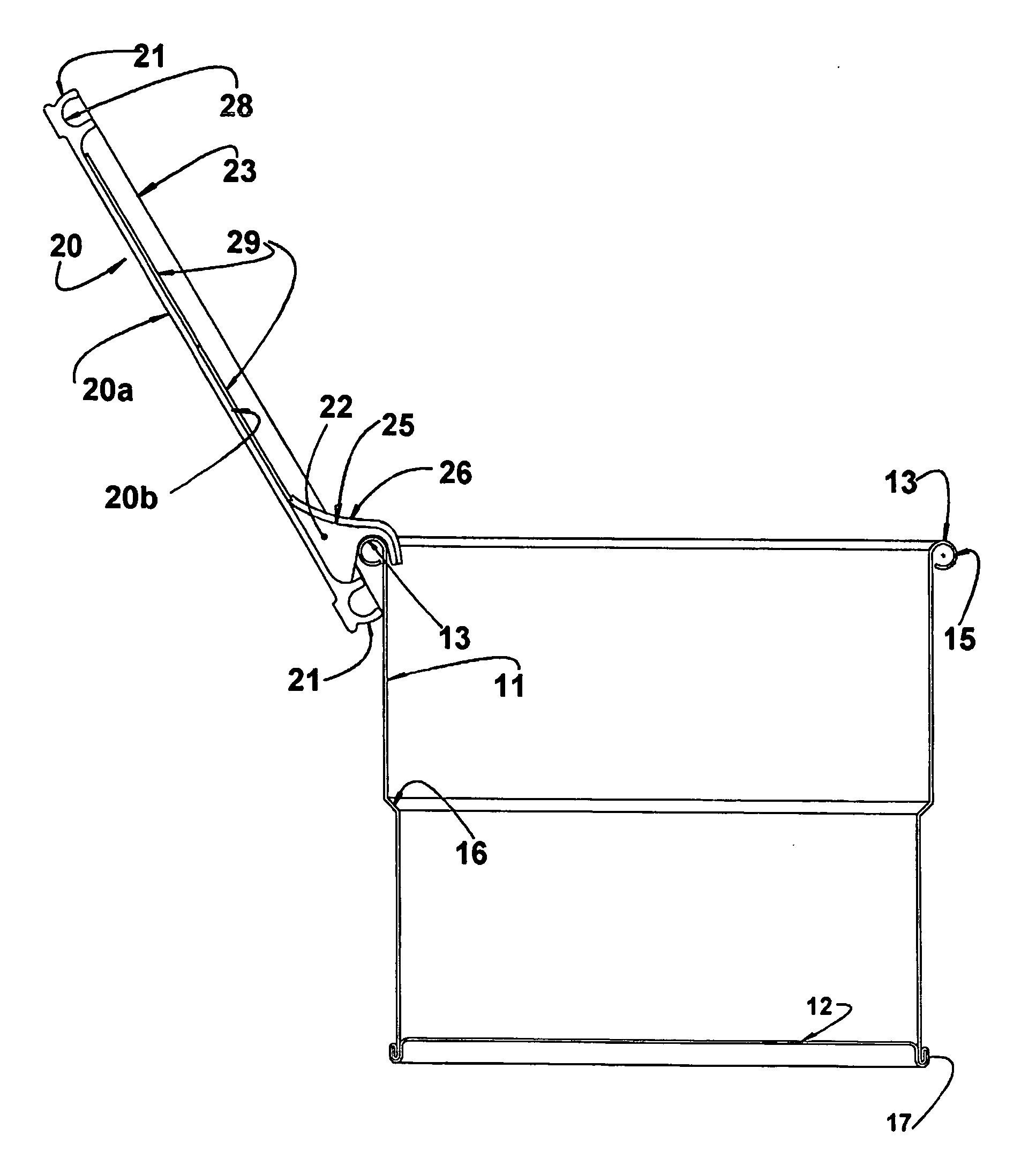 Removable lid of a paint container