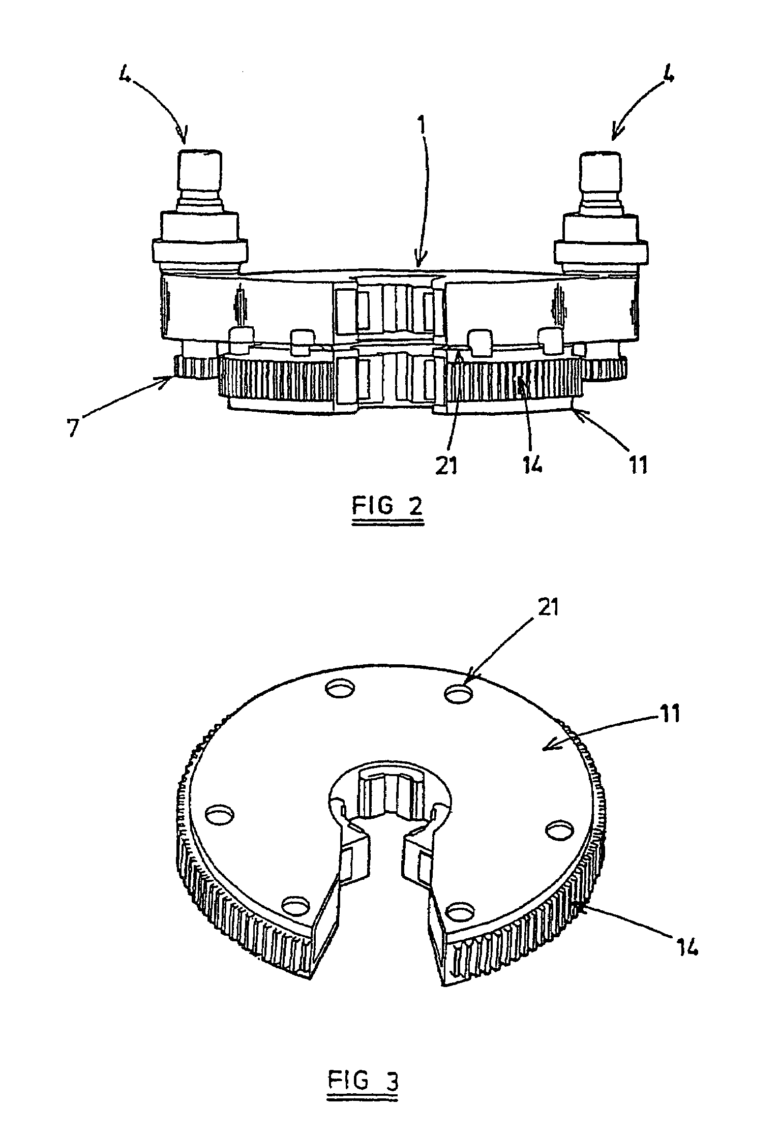 Adapter frame for a power frame