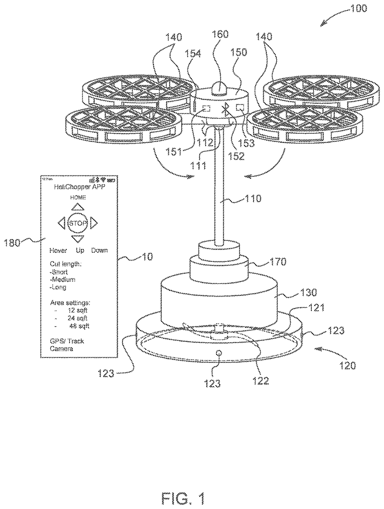 Aerial lawnmower