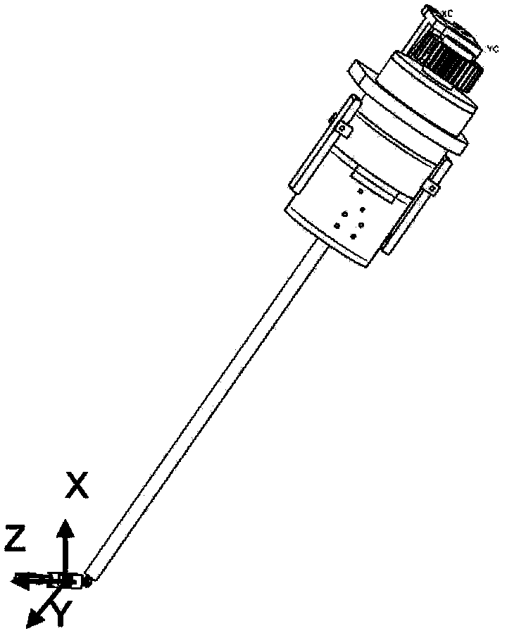 Six-dimensional force sense sensor for minimally invasive surgical robot