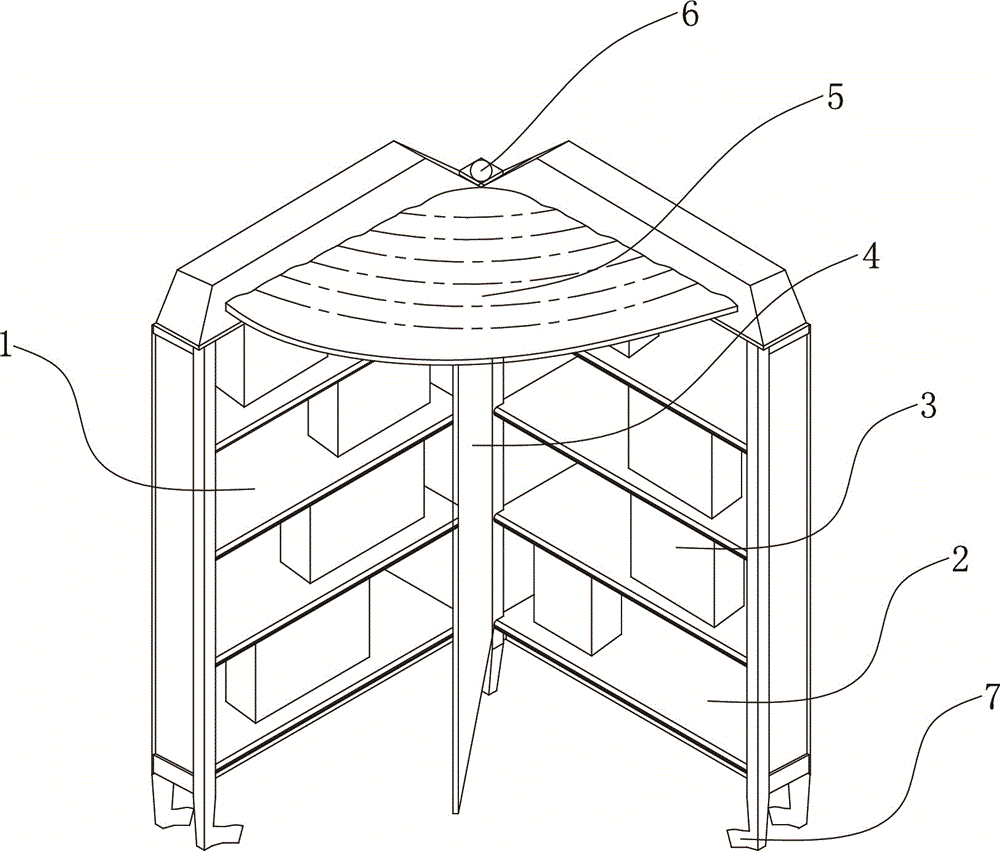 Page display cabinet capable of being closed and opened