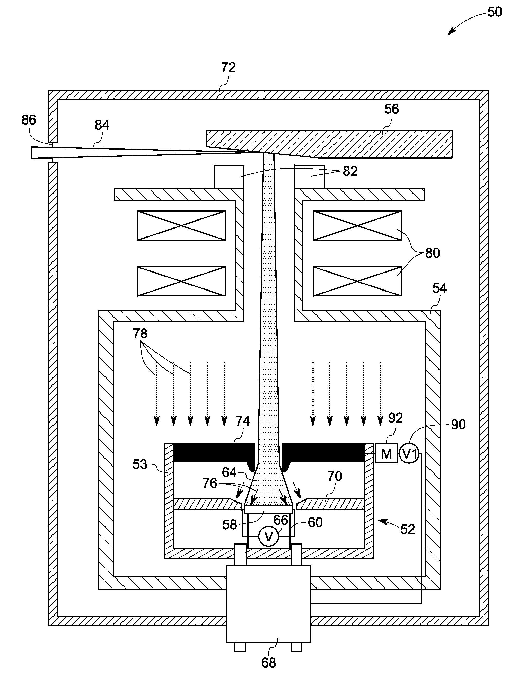 X-ray tube for microsecond x-ray intensity switching