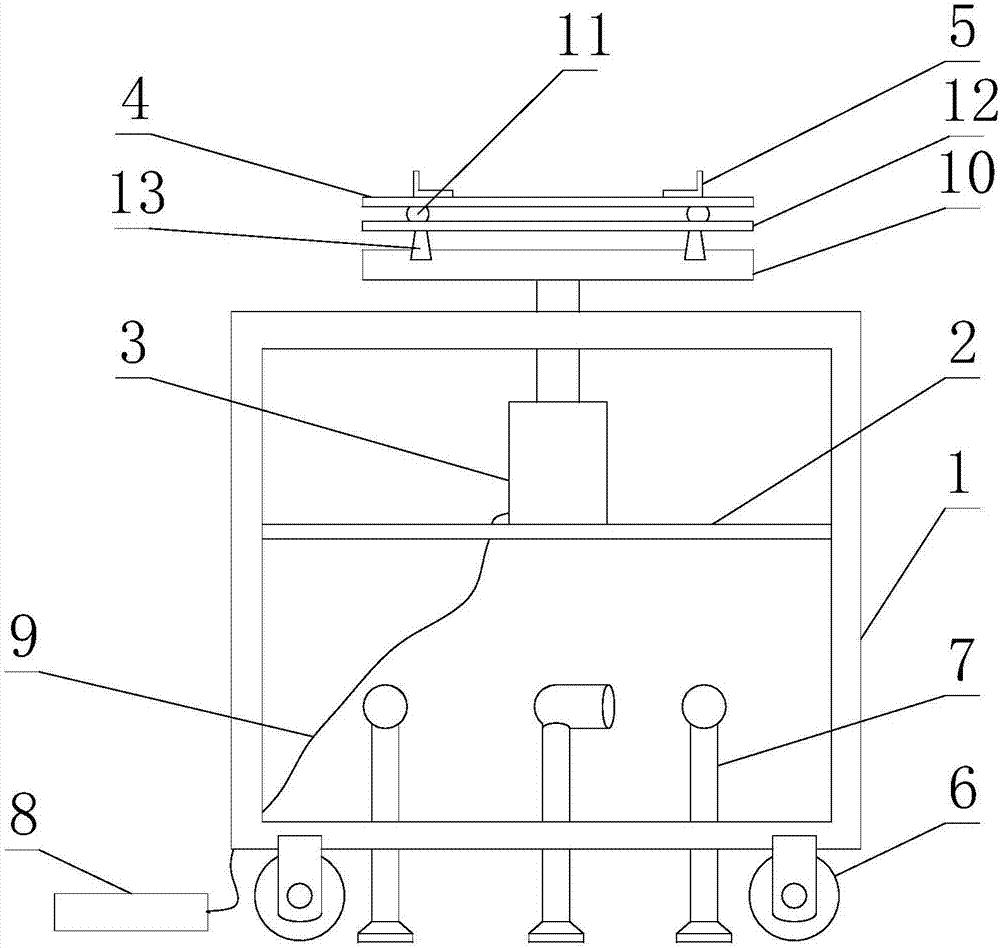 High-voltage switch cabinet component assembly working device