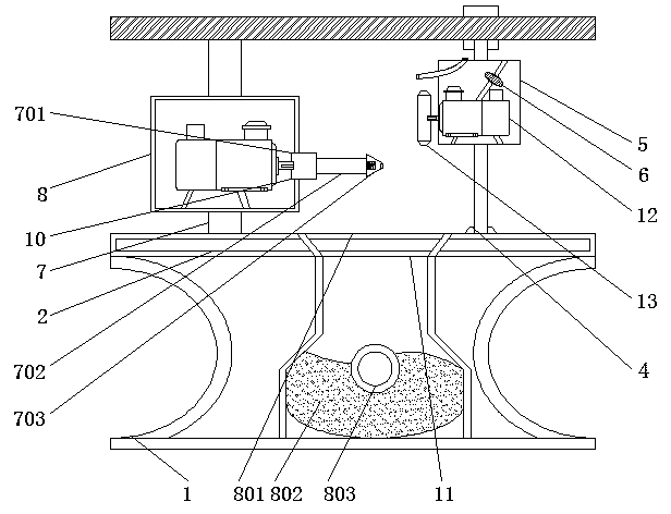 Gear production device with lubricating function