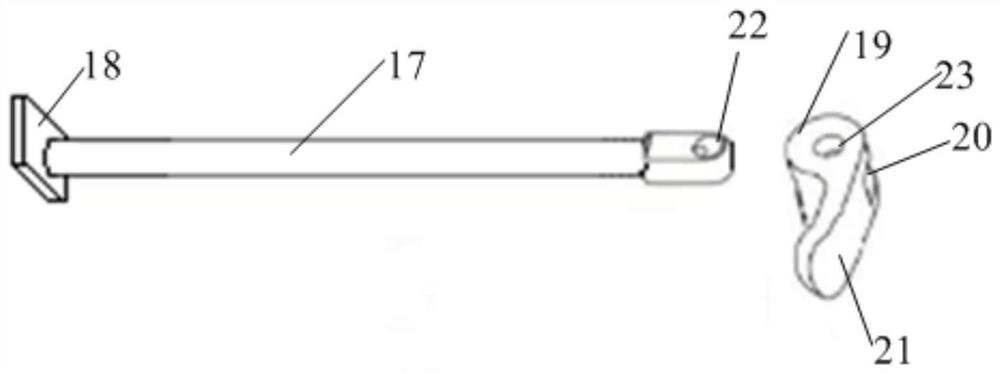 Locking device and tire burst safety emergency device