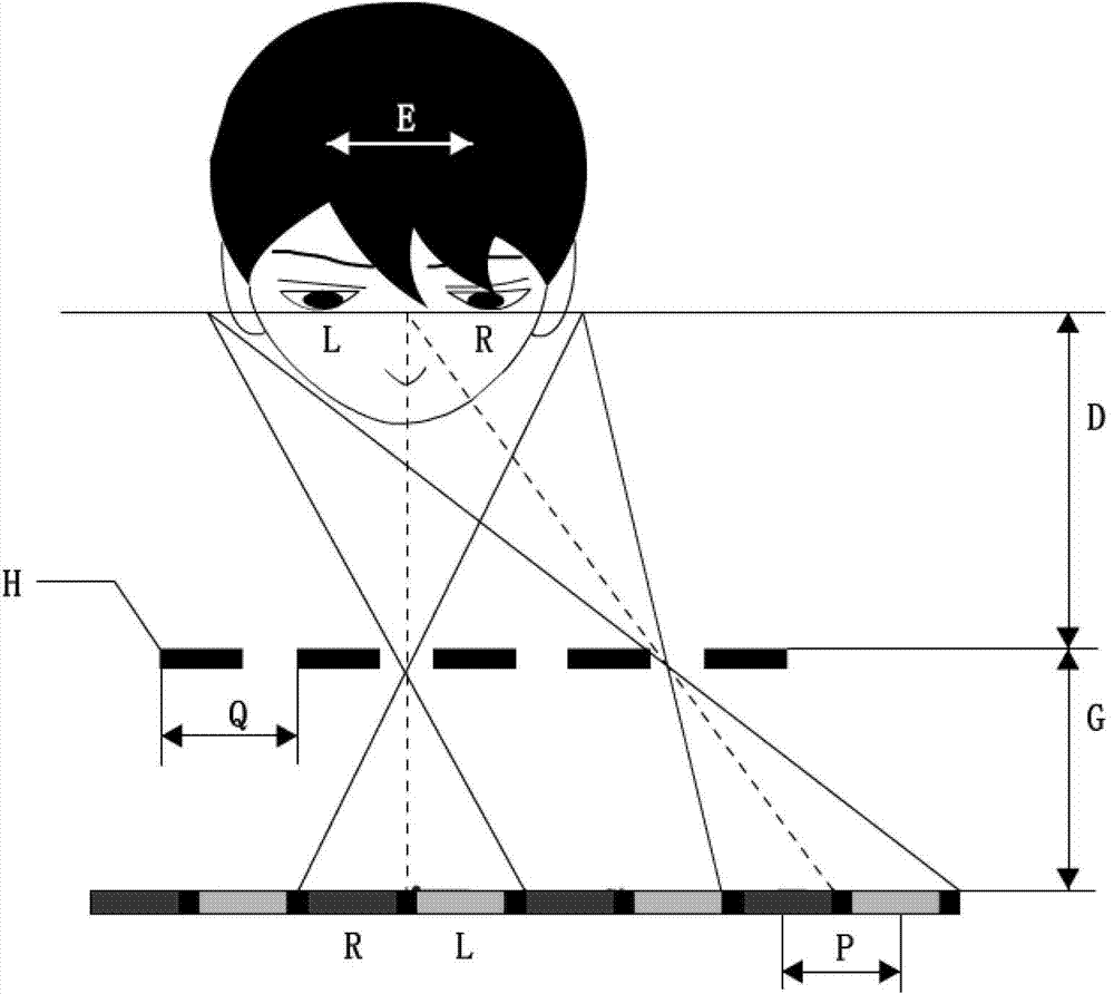 Big-sized 2D-3D switching display device