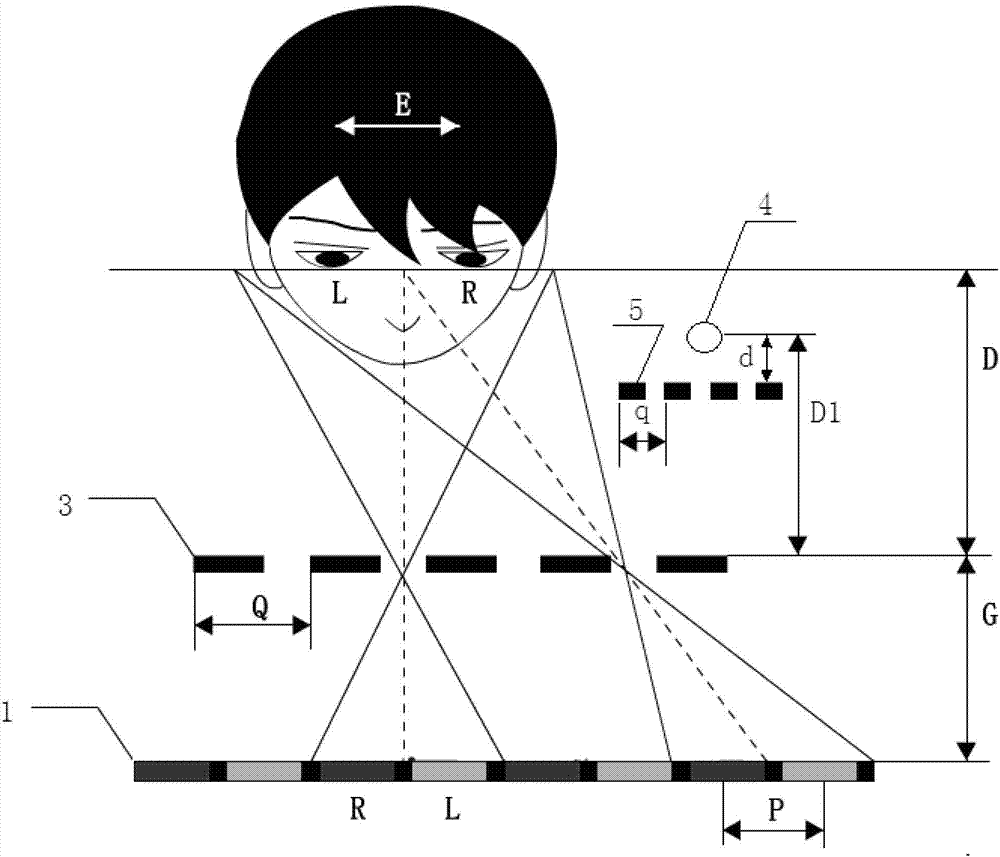 Big-sized 2D-3D switching display device