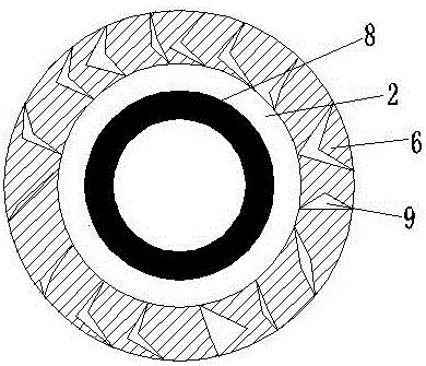 Method for improving hole sealing effect based on drilled surrounding rock fracture structure