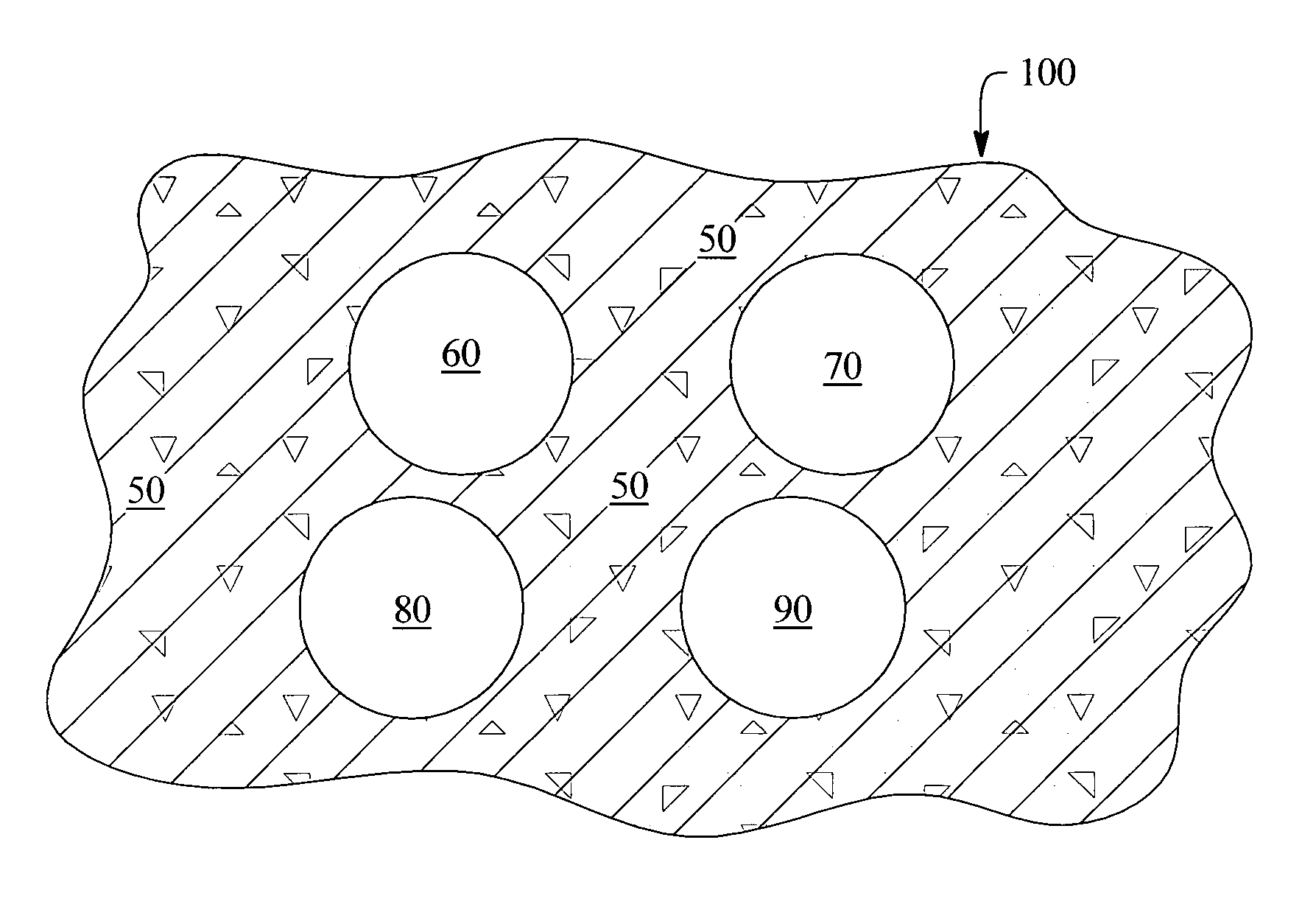 Direct application voltage variable material, components thereof and devices employing same