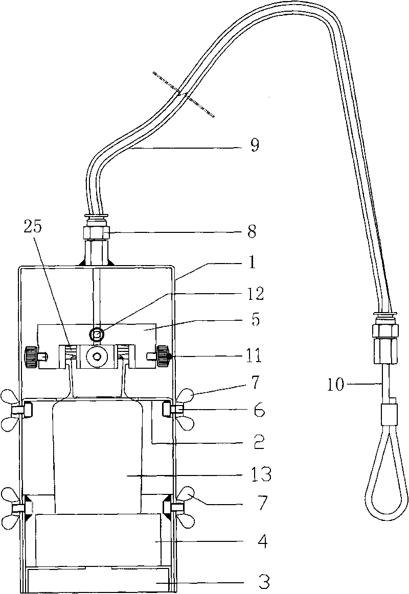 Water quality bacteria sampler