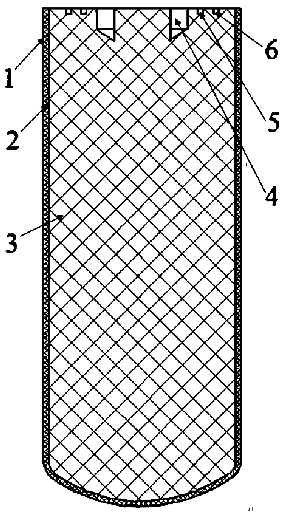 Double-working-condition gas generator propellant grain