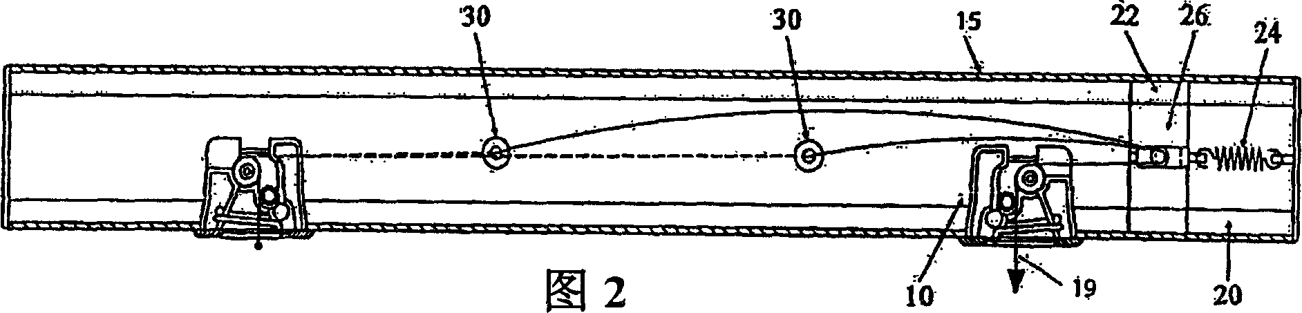 Suspension cord control mechanism for a window covering