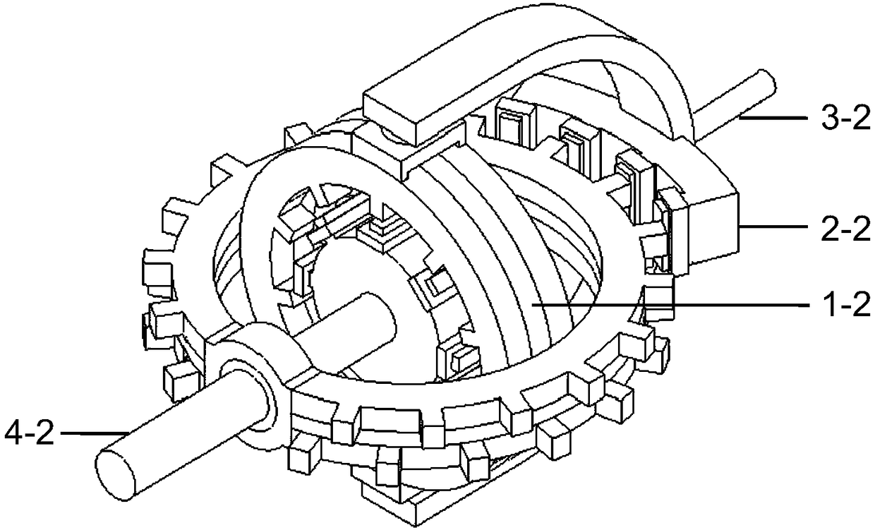 Combined Orthogonal Cylindrical Structure Two Degrees of Freedom Hybrid Stepping Motor and Its Application