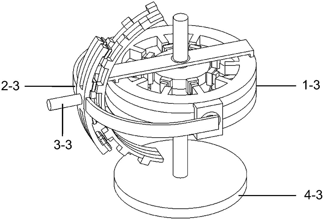 Combined Orthogonal Cylindrical Structure Two Degrees of Freedom Hybrid Stepping Motor and Its Application