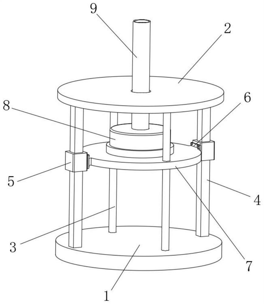 Single-arm three-degree-of-freedom wafer transmission manipulator and using method thereof