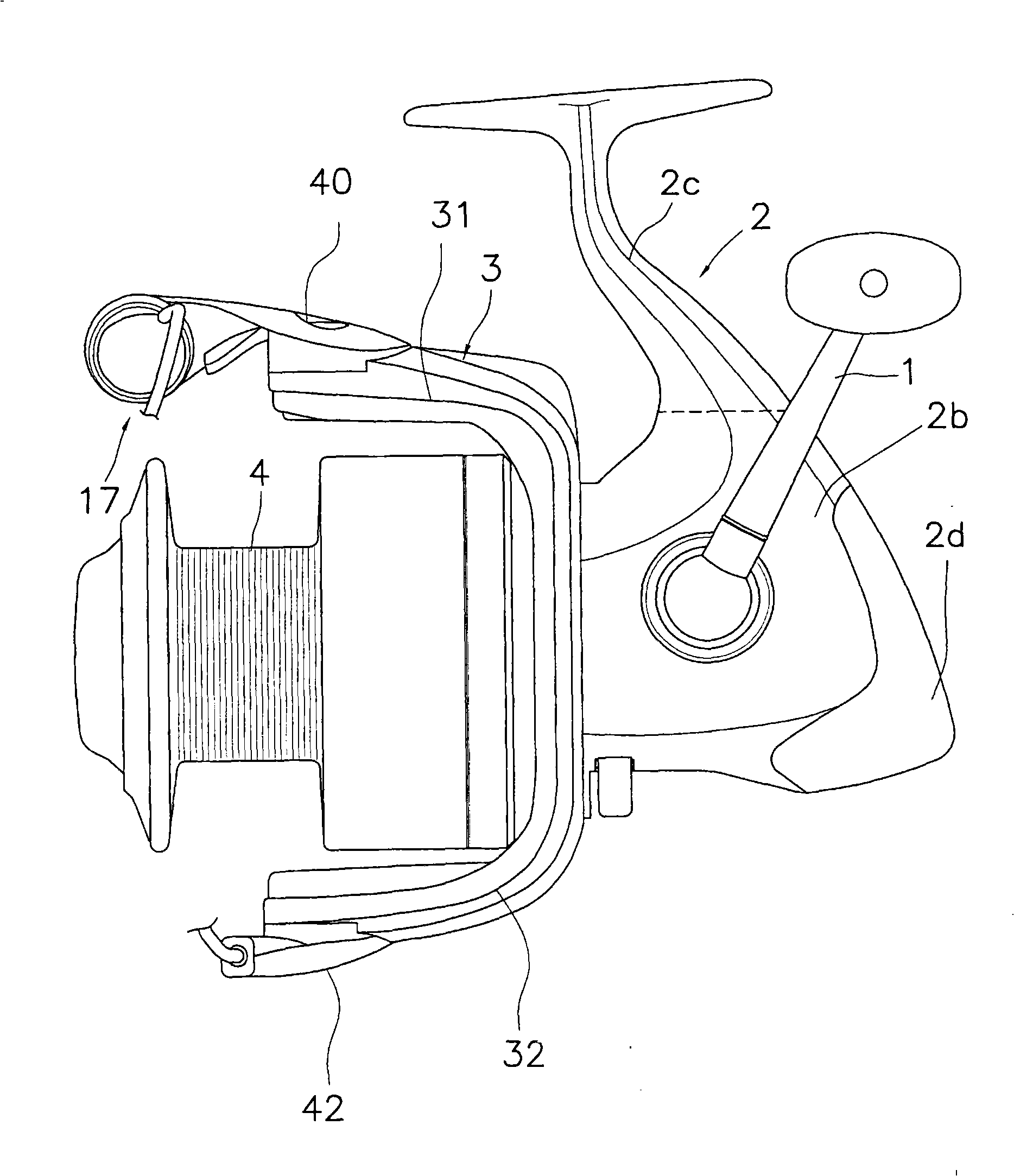 Reel unit for spinning reel