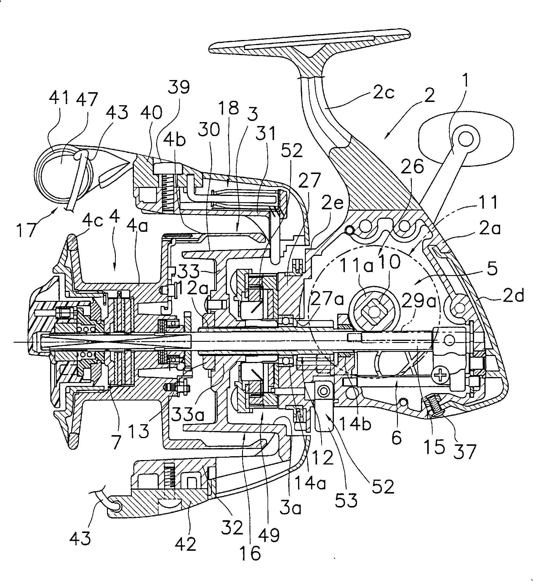 Reel unit for spinning reel