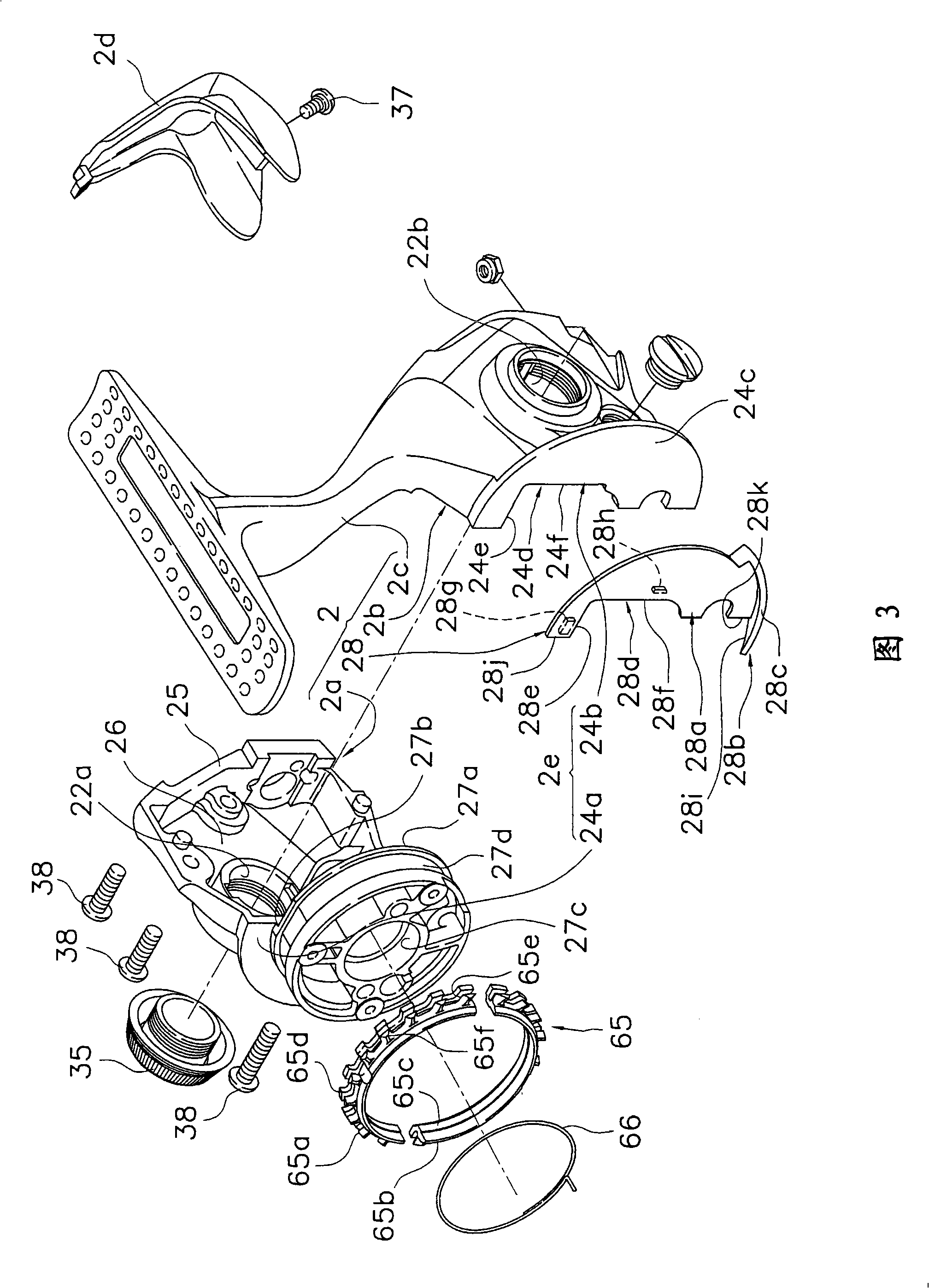 Reel unit for spinning reel