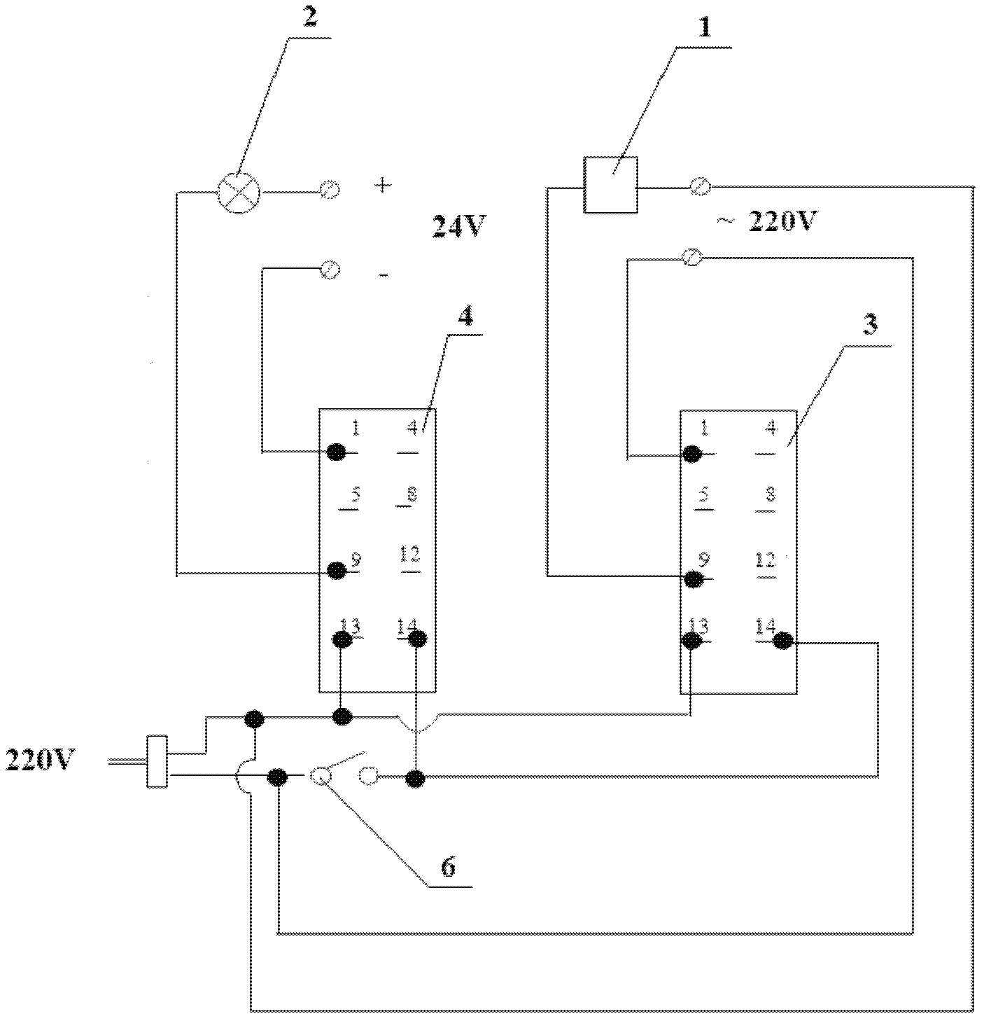 Automatic regeneration device of suppression column used in low-pressure ion chromatography