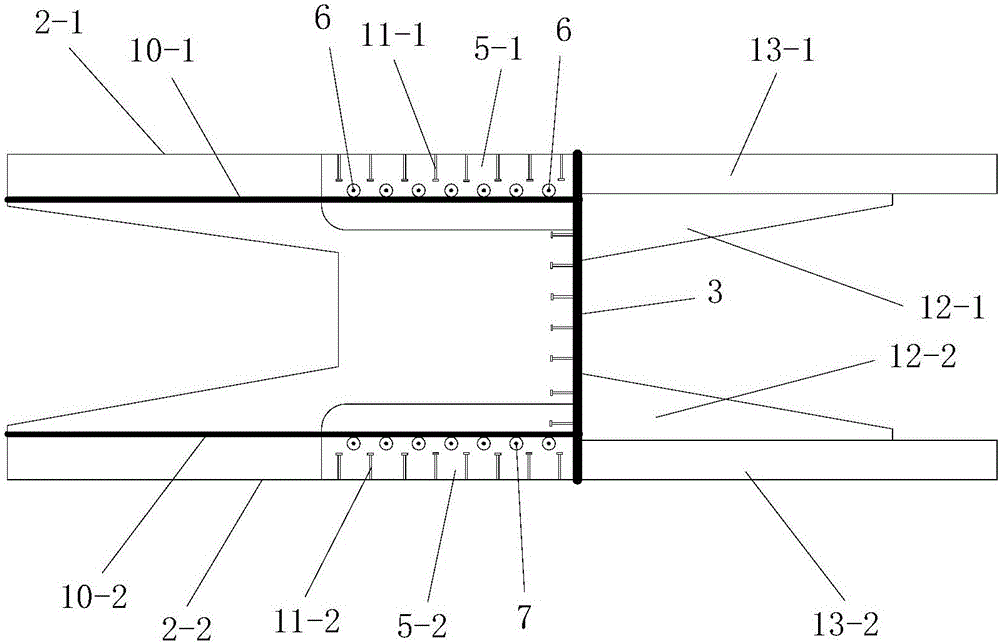 A Cellless Steel-Concrete Combined Segment Structure of a Hybrid Beam Bridge