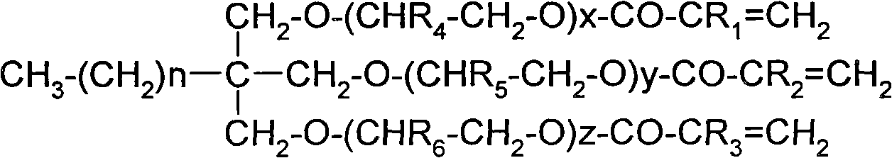 Associative acrylate thickening agent as well as preparation method and application thereof