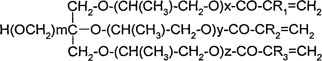 Associative acrylate thickening agent as well as preparation method and application thereof