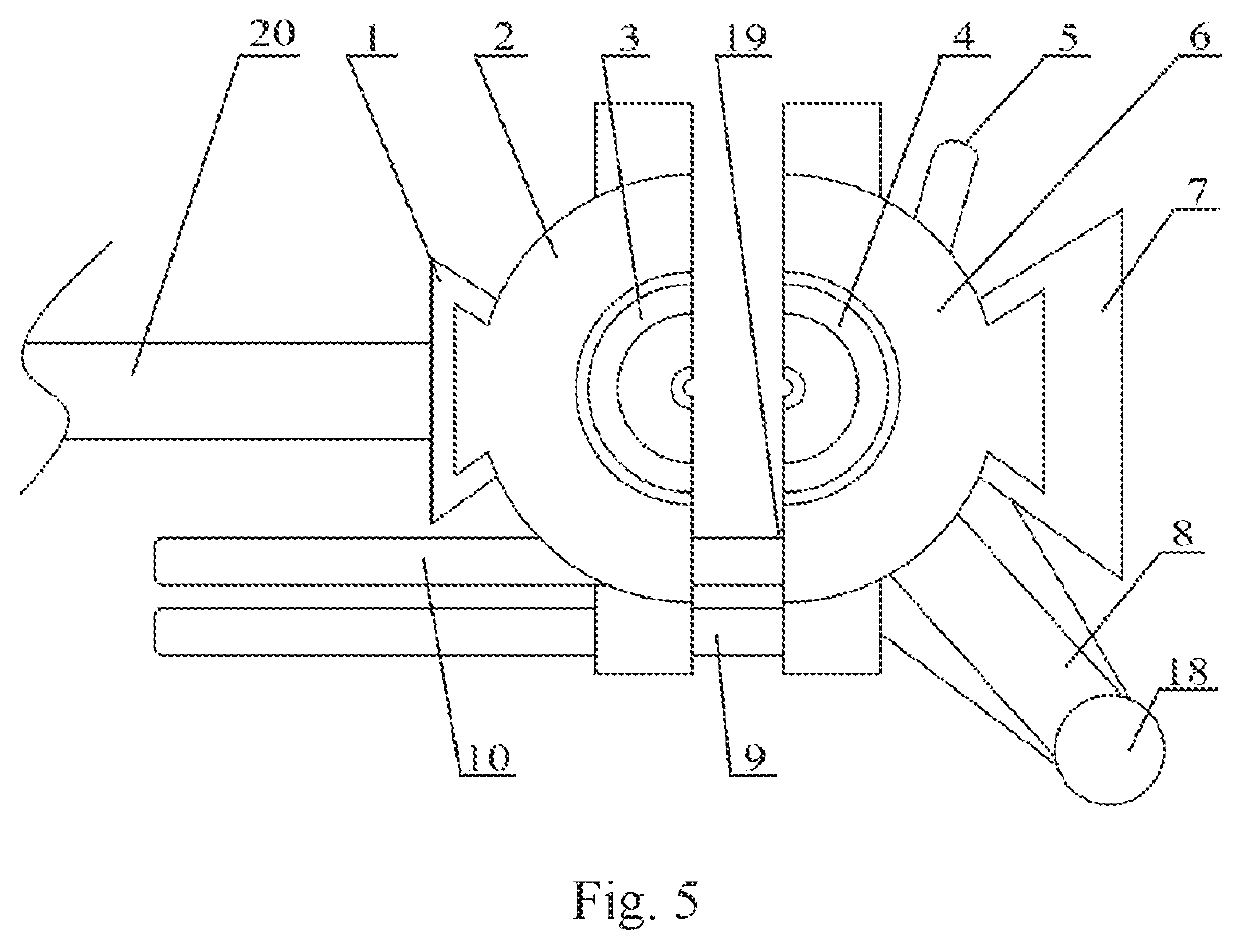 Half-slide matched device and its application of ultra-smoothly reconstructing yarn hairy structure