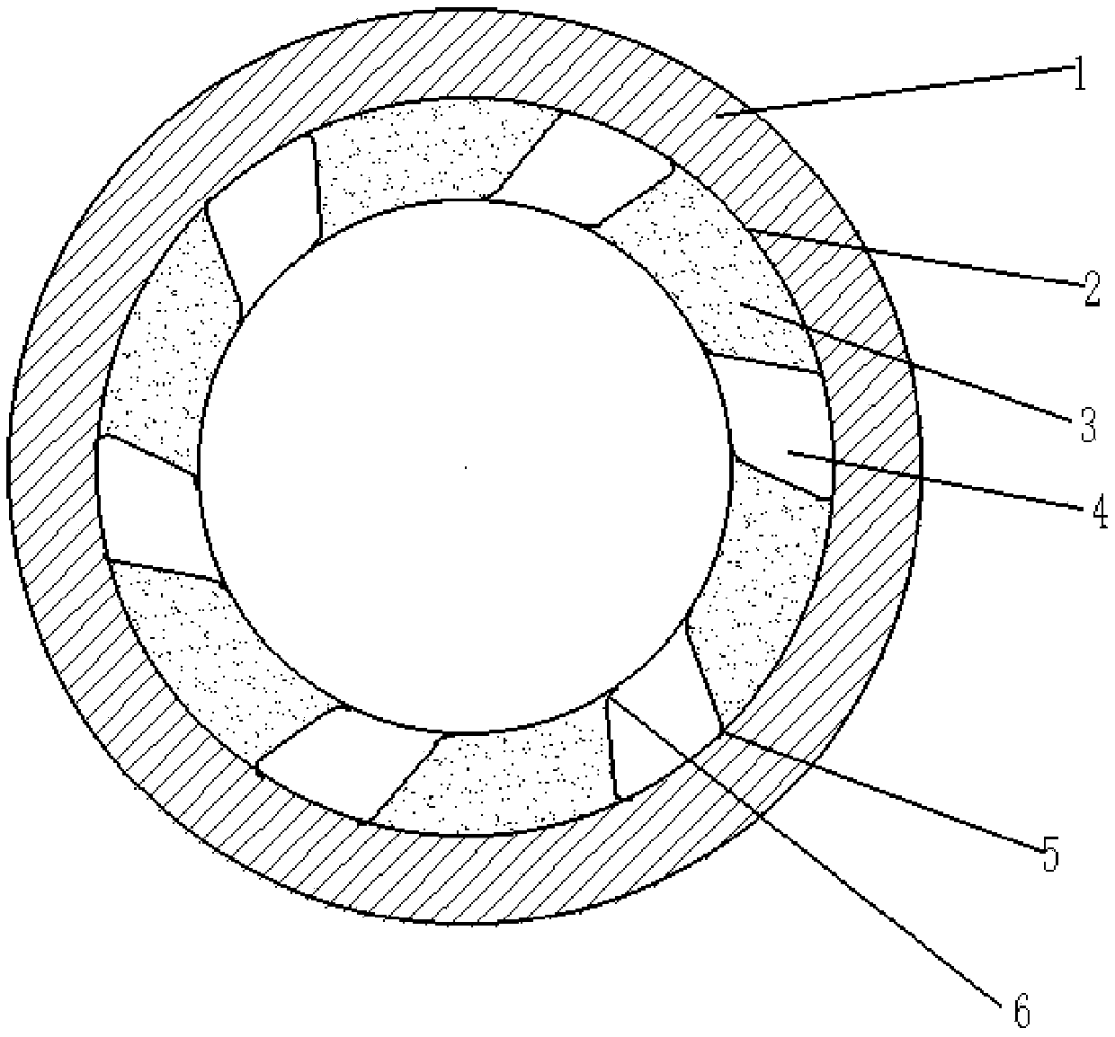 A pump water lubricated bearing and a water guide groove profile optimization method