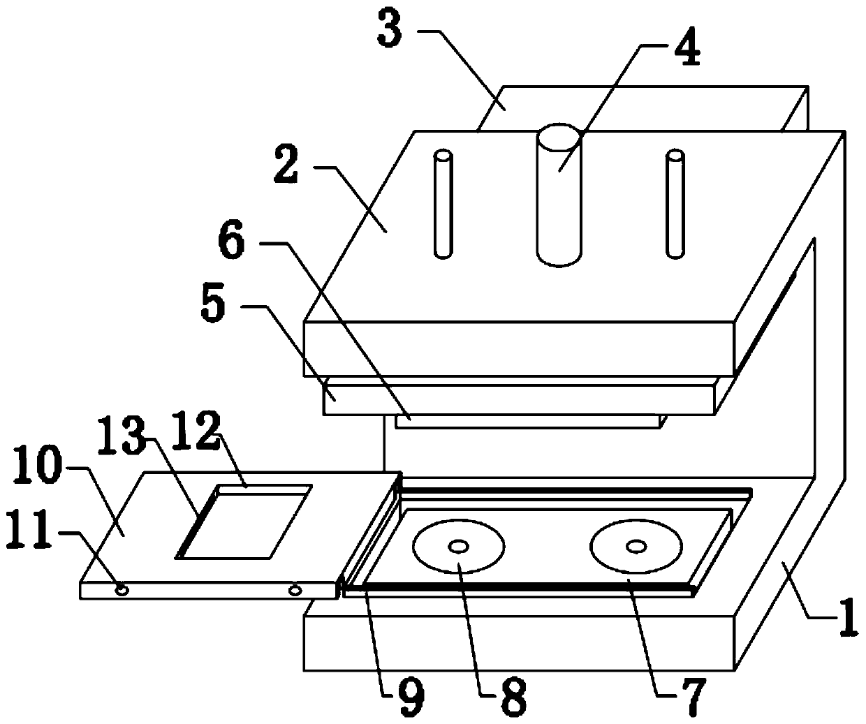 Ultrasonic grinding device in shoemaking device