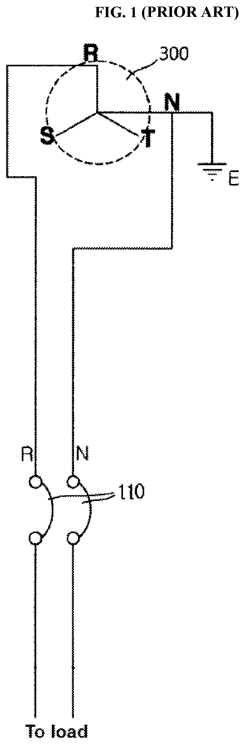 Real-time detection/recovery system of power line failure in power distribution system and construction method therefor