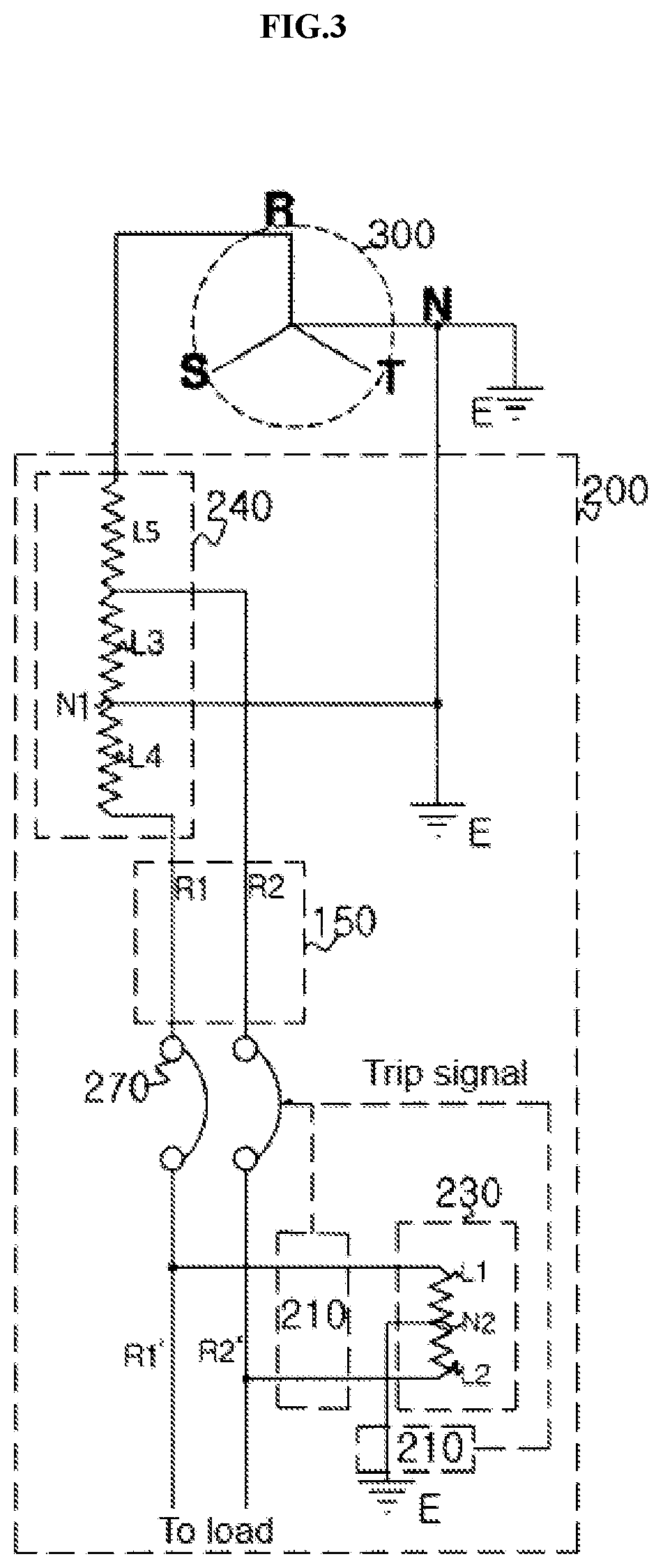 Real-time detection/recovery system of power line failure in power distribution system and construction method therefor