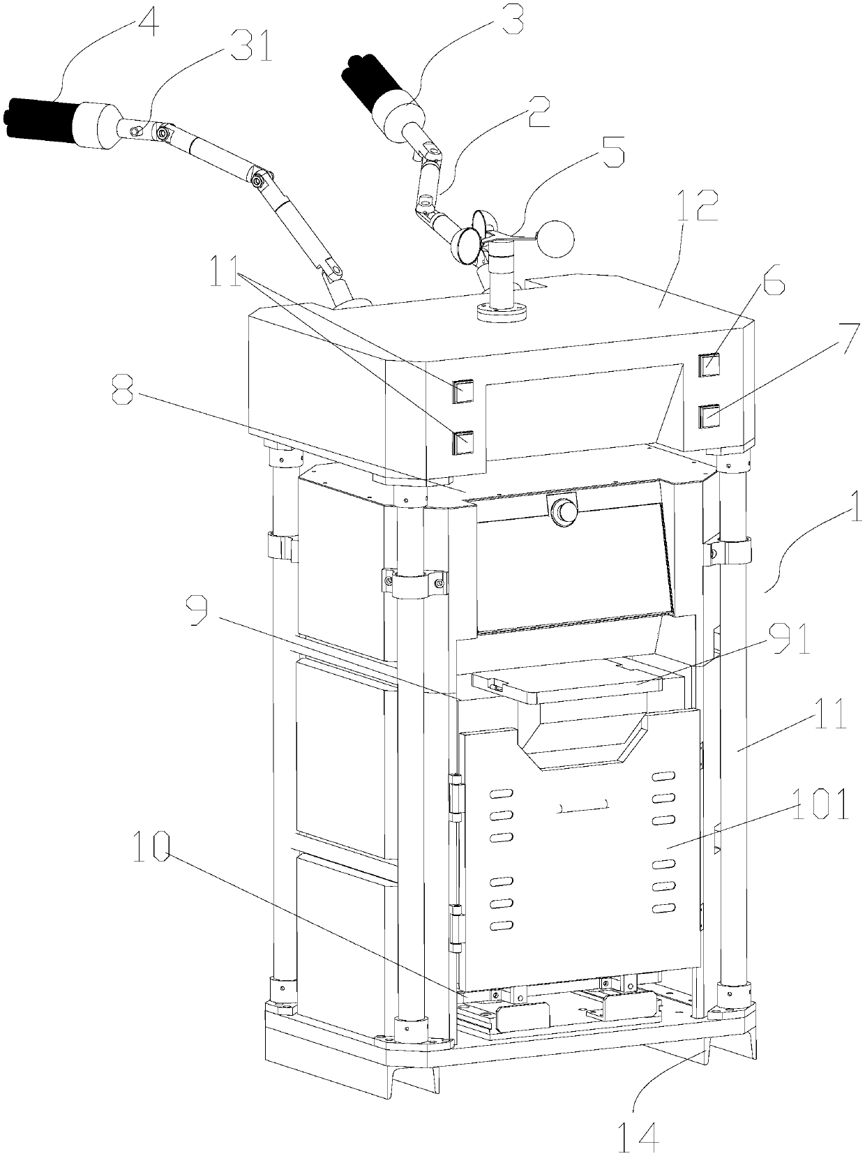 Automatic intelligent steel wire rope oiling device