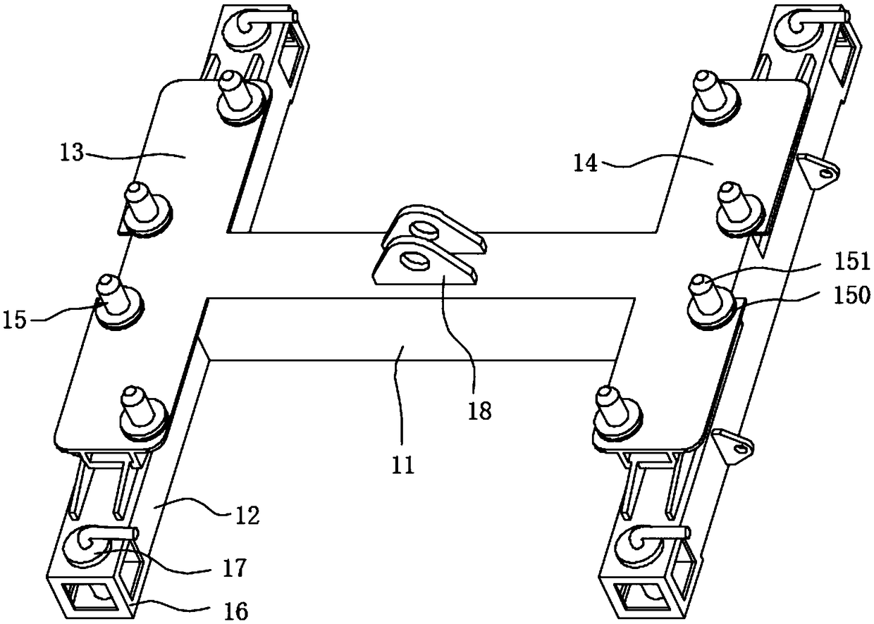 Lifting device of folding arm type lifting equipment