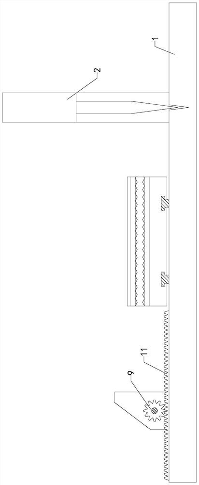 Positioning device for office furniture production cutting