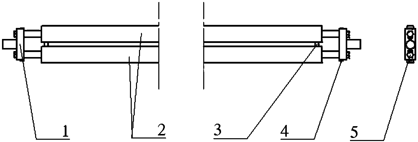 Forming method for rectangular carbon fiber composite reinforced pipe fitting