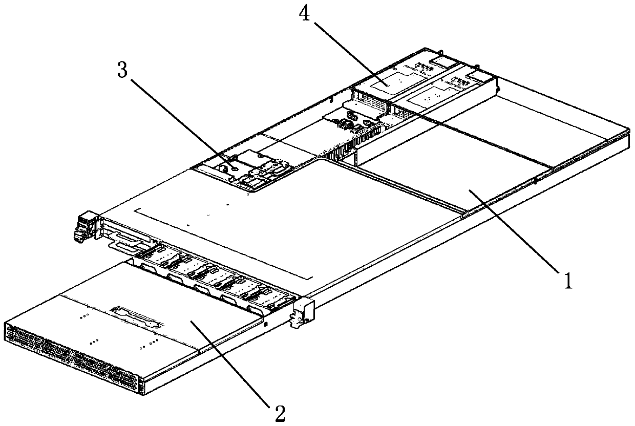 1U universal modular high-density storage JBOD device