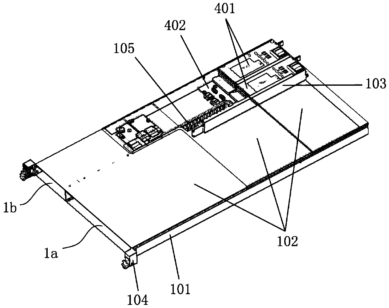 1U universal modular high-density storage JBOD device